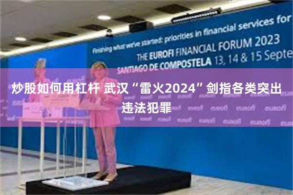 炒股如何用杠杆 武汉“雷火2024”剑指各类突出违法犯罪