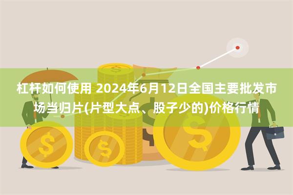 杠杆如何使用 2024年6月12日全国主要批发市场当归片(片型大点、股子少的)价格行情