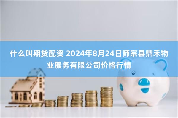 什么叫期货配资 2024年8月24日师宗县鼎禾物业服务有限公司价格行情