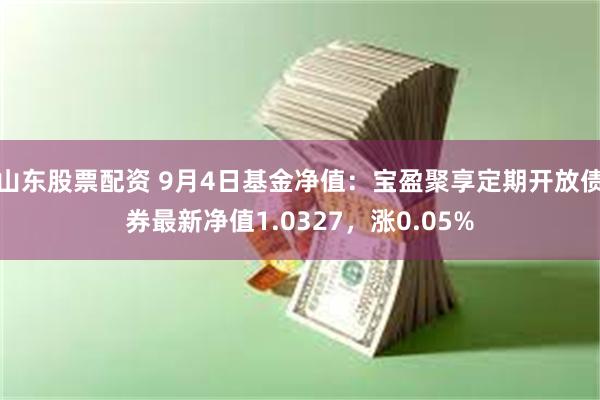 山东股票配资 9月4日基金净值：宝盈聚享定期开放债券最新净值1.0327，涨0.05%