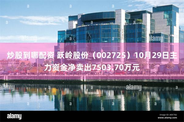 炒股到哪配资 跃岭股份（002725）10月29日主力资金净卖出7503.70万元