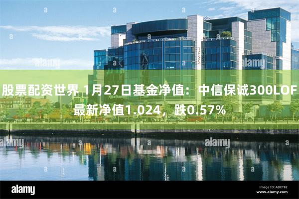 股票配资世界 1月27日基金净值：中信保诚300LOF最新净值1.024，跌0.57%