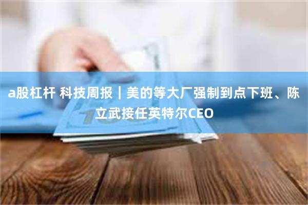 a股杠杆 科技周报｜美的等大厂强制到点下班、陈立武接任英特尔CEO